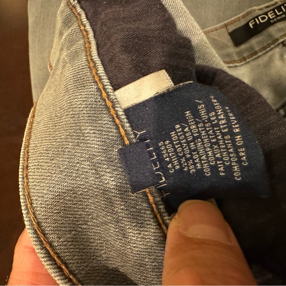 Men's Fidelity Denim 50-11 M6277 Jeans Size 34 Cut #3760 - Picture 6 of 6